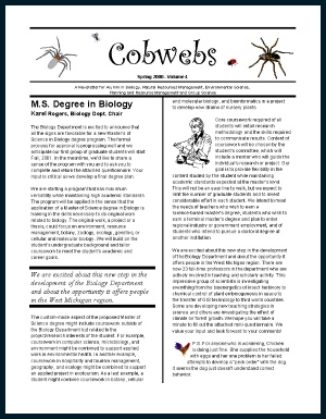 COBWEBS newsletter 2000